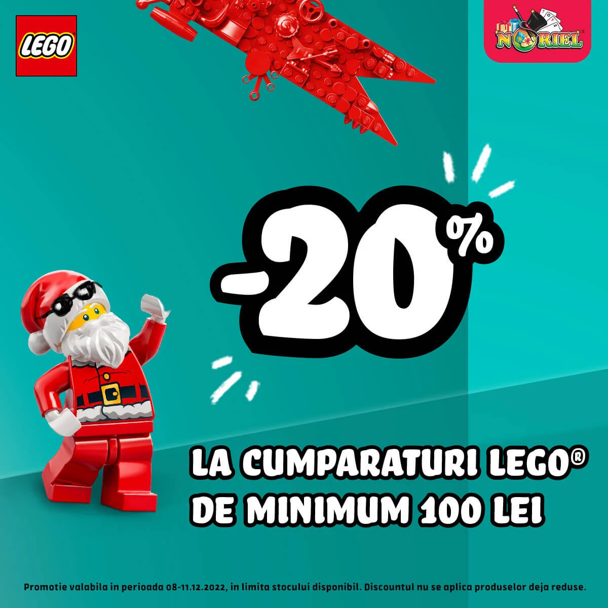 20% reducere la cumpărături LEGO® de la Noriel
